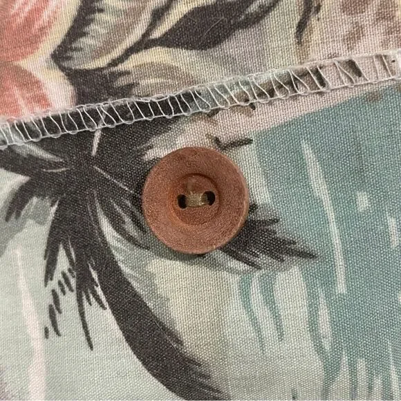 Dragonfly Clothing Co. Men’s Hawaiian Print Short Sleeve Shirt – Size L - Picture 9 of 9